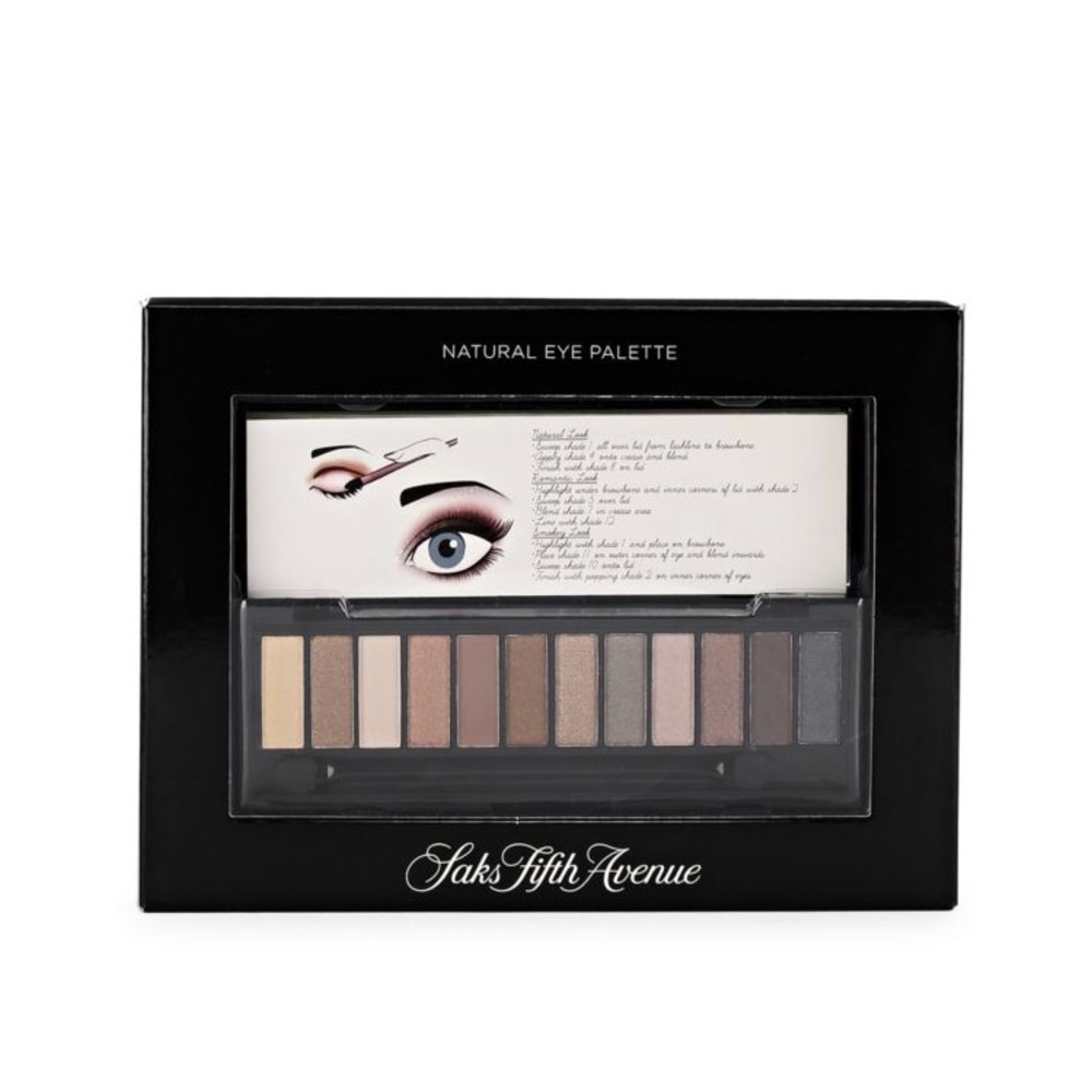NWOT SAKS FIFTH AVENUE 12 Shade Eyeshadow Pallette